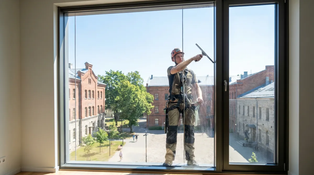 Akende pesu Narvas - мойка окон